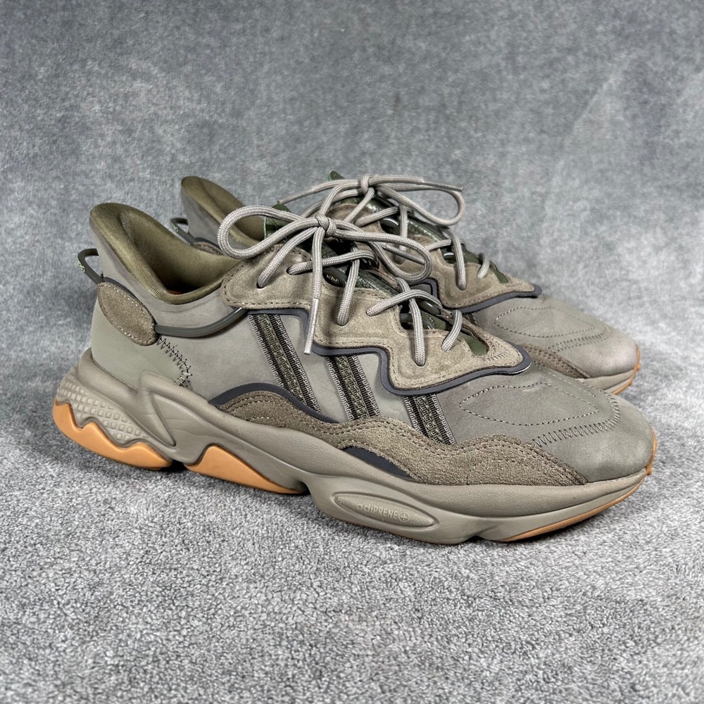 Adidas Ozweego Trace Cargo Night Cargo Green Leather Suede EE6461 Mens 9.5